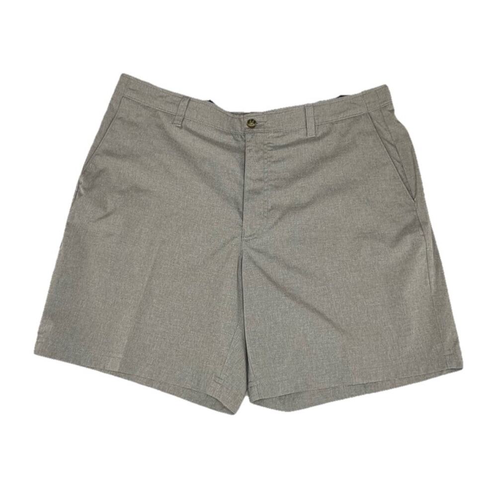Pro Tour Men's Golf Shorts Sz 38 Tan Flat Front Performance‎ Stretch Casual